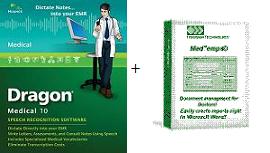 . Dragon Naturally Speaking - Medical Version 10.1 - A Small Practice Edition w/ EMR
