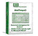 - MedTemps EMR for MS Word