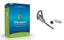 . Dragon Naturally Speaking - Premium Version 11.5 w/ Calisto Bluetooth headset